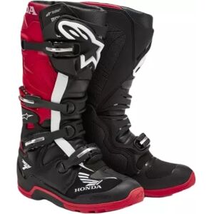 Bottes Cross Alpinestars Honda Tech 7 Drystar Noir Rouge - Publicité