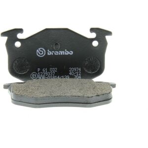 BREMBO Plaquettes de frein X4 pour PEUGEOT: 206, 205, 106, 306, 309 & RENAULT: Clio, Mégane, Super 5, R19, R11, Mégane Classic, R9 (Ref: P 61 032)