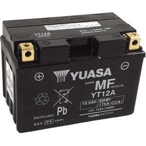 YUASA Batterie moto 12.0 V 10.5 Ah SLA AGM (Ref: YT12A)