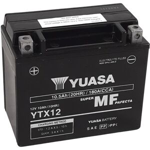 YUASA Batterie moto 12.0 V 10.5 Ah SLA AGM (Ref: YTX12)