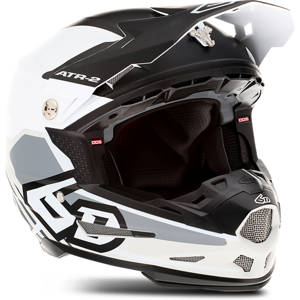 6D Casque Cross 6D ATR-2 Target Blanc -