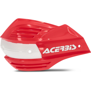 Coque Plastique de Rechange pour Protege-mains Acerbis X-Factor - Rouge-Blanc