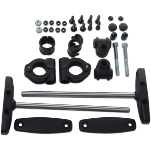 MRA Kit de Montage Universel Pare-brise MRA HK- pour Moto Naked (22mm/25mm) -