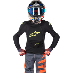 Gilet de Protection Enfant Alpinestars Bionic Plus Noir-Jaune Fluo - - Publicité