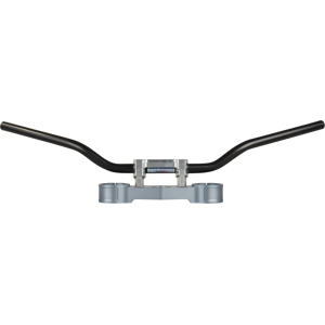 Guidon Fehling Superbike Acier Noir 22mm -