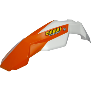 Garde-boue Avant Circuit Stealth Blanc-Orange - Blanc-Orange