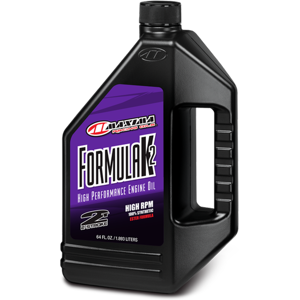 Huile Moteur 100% Synthetique Maxima Formula K2 Racing Premix 2T -