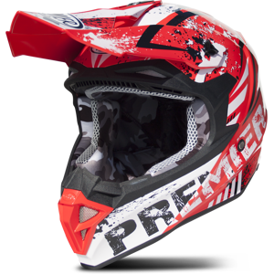 Premier Casque Cross Premier Exige ZX 2 Rouge-Blanc -