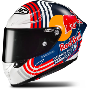 HJC Casque Intégral HJC RPHA 1 Red Bull Austin GP Blanc-Bleu -