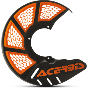 Protection Disque de Frein Avant Acerbis X-Brake 2.0 Small - Noir/Orange