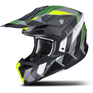 HJC Casque Cross HJC I50 Vanish MC4HSF Gris-Jaune Fluo -