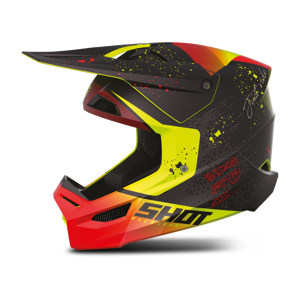 Shot Race Gear Casque Cross Shot Furious Matrix Rouge -