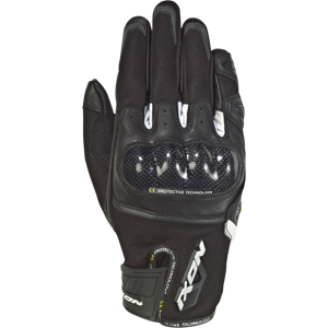 Gants Moto Ixon RS Rise Air Noir-Blanc - - Publicité