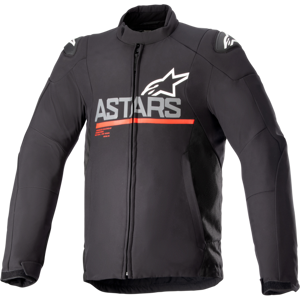 Blouson Moto Alpinestars SMX Waterproof Noir-Gris Foncé-Rouge - - Publicité