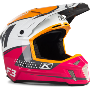 KLIM Casque Klim F3 Bomber Rose -