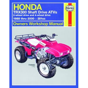 Haynes Vtt Hondatrx300 Avec Arbre De Transmission (88 - 00) - Publicité