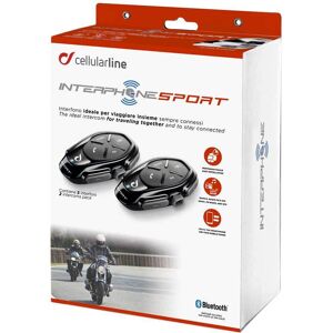 Cellular Line Interphone Cellularline Sport Twin Pack Intercom Noir