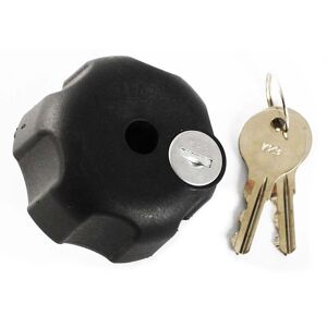 Locking Knob With 1/4-20 Brass Hole Noir B Size Arms