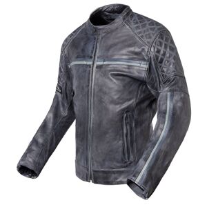 Dedalo Leather Jacket Gris 3XL Homme