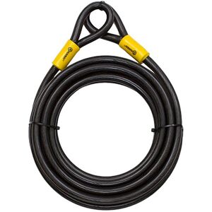 Steel Cable Lock Noir 15 x 9000 mm