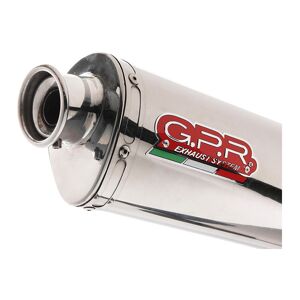 Gpr Exhaust Systems Trioval High Level Double Vtr 1000 F Firestorm 97-07 Homologated Muffler Argenté - Publicité