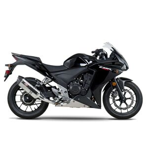 Yoshimura Usa R77 Cb 500 F/r/x/f/cbr 500 R 13-15 Not Homologated Stainless Steel&carbon Trapezoidal Cone Muffler Argente