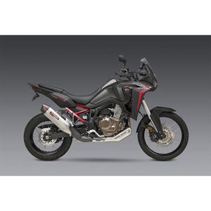 Yoshimura Usa Rs-12 Crf 1100 L Africa Twin 20-21 Not Homologated Stainless Steel&carbon Muffler Argente