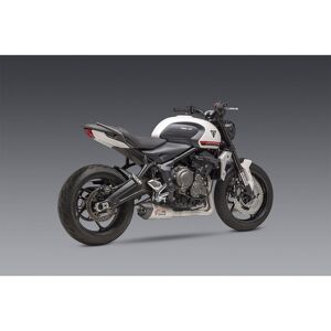 Yoshimura Usa Race Series At2 Trident 660 21-22 Not Homologated Stainless Steel&carbon Full Line System Argente