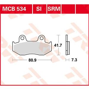 Allround Organic Standard Benelli Tnt 125 17 Brake Pads Noir