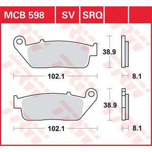 Allround Organic Standard Cagiva Gran Canyon 900 00 Front Brake Pads Noir