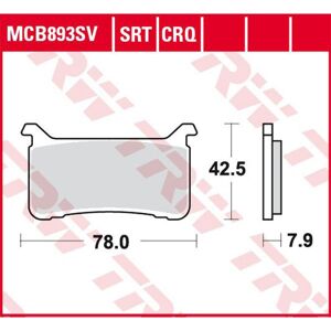 Honda Cb 1000 R Abs Neo Sports Cafe 21 Sintered Brake Pads Noir