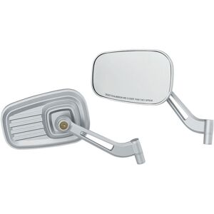 Dillinger Rearview Mirrors Set Argenté