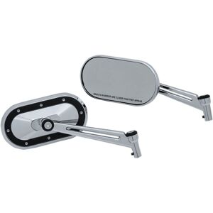 Heavy Industries Rearview Mirrors Set Argenté