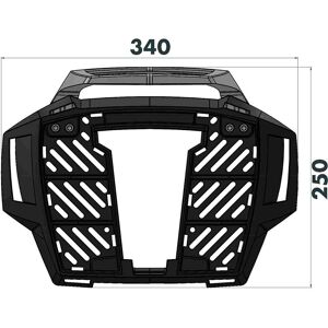 Hepco Becker Alurack Ktm 890 Duke R 20 6527602 01 01 Mounting Plate Noir - Publicité