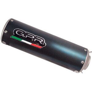 Gpr Exhaust Systems M3 Poppy Cf Moto 650 Mt 19-20 Ref:cf.3.cat.m3.pp Homologated Stainless Steel Slip On Muffler Argente