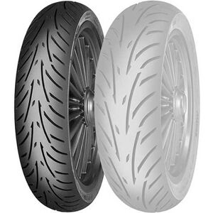 Touring Force-sc 64p Tl Scooter Front Tire Argenté 110 / 90 / R12