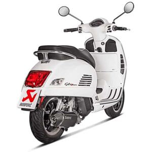 Akrapovic Vespa Gts 125 Iget 21-22 Ref:s-ve125so2-hzbl Stainless Steel&carbon Slip On Muffler Noir - Publicité