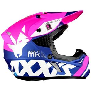 Axxis Mx803 Wolf Jackal Off-road Helmet Multicolore L - Publicité