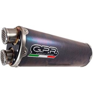 Gpr Exhaust Systems Dual Poppy Benelli Trk 502 E5 21-22 Homologated Muffler Argente