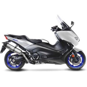 Leovince Lv One Evo Yamaha T-max 530 Abs/dx/sx 17-19 Ref:14187ek Homologated Stainless Steel&carbon Full Line System Argente