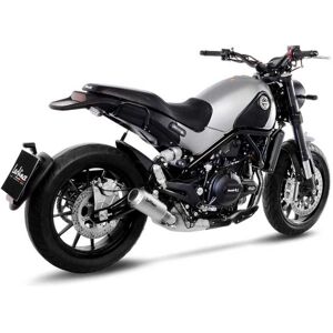 Leovince Lv-10 Benelli Leoncino/trail 500 17-22 Ref:15226 Homologated Stainless Steel Muffler Argente