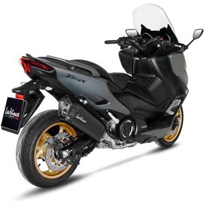 Leovince Lv-12 Black Edition Yamaha T-max 560/tech Max 20-22 Ref:15305b Homologated Stainless Steel&carbon Full Line System Argente