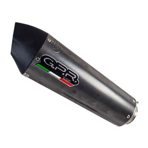 Gpr Exhaust Systems Gpe Ann. Poppy Cf Moto 700 Cl-x Sport 22-24 Ref:e5.cf.16.gpan.po Homologated Slip On Muffler Argente