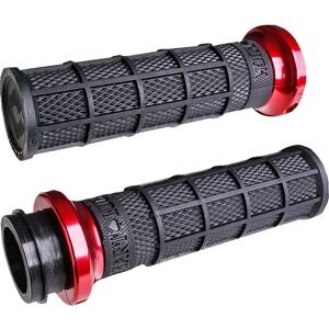 Hartluck Lock On Harley Davidson  Grips Rouge,Noir