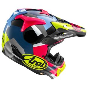 Arai Mx-v Block Off-road Helmet Multicolore L - Publicité