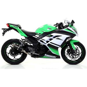 Arrow Dark Gp2 Kawasaki Ninja 250 / 300 ´13-16 Homologated Muffler Doré Homologated - Publicité