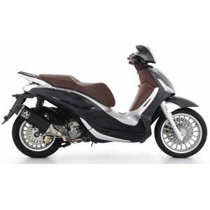 Arrow Urban Aluminium Dark With Dark End Cap Piaggio Beverly 300 Hpe ´21- Homologated Muffler Argenté Homologated - Publicité