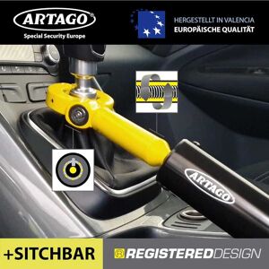 Artago Universal Gear/hand Break Anti-theft Jaune - Publicité
