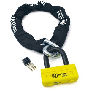 Chain Lock 120 Sra+ur75 U-lock Jaune 120 cm