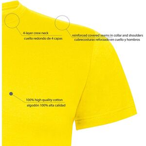 Kruskis Achin Bones Short Sleeve T-shirt Jaune 3XL Homme